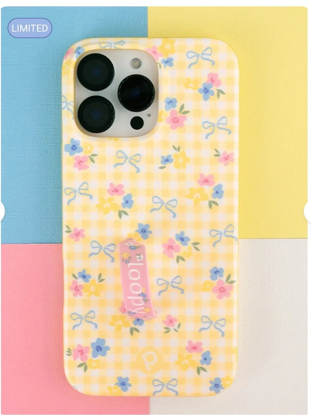 iPhone 16 pro max Loopy phone case Buttercup Blossom x Krista Horton